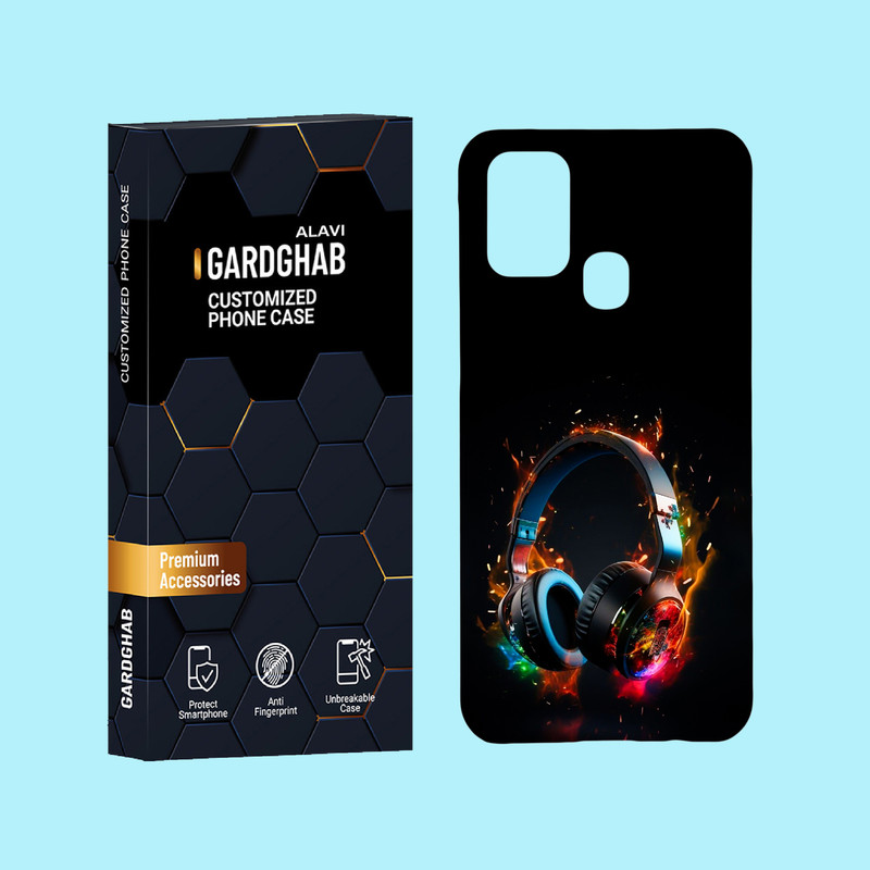 کاور گارد قاب علوی مدل ساز و موزیک مناسب برای گوشی موبایل سامسونگ Galaxy M31