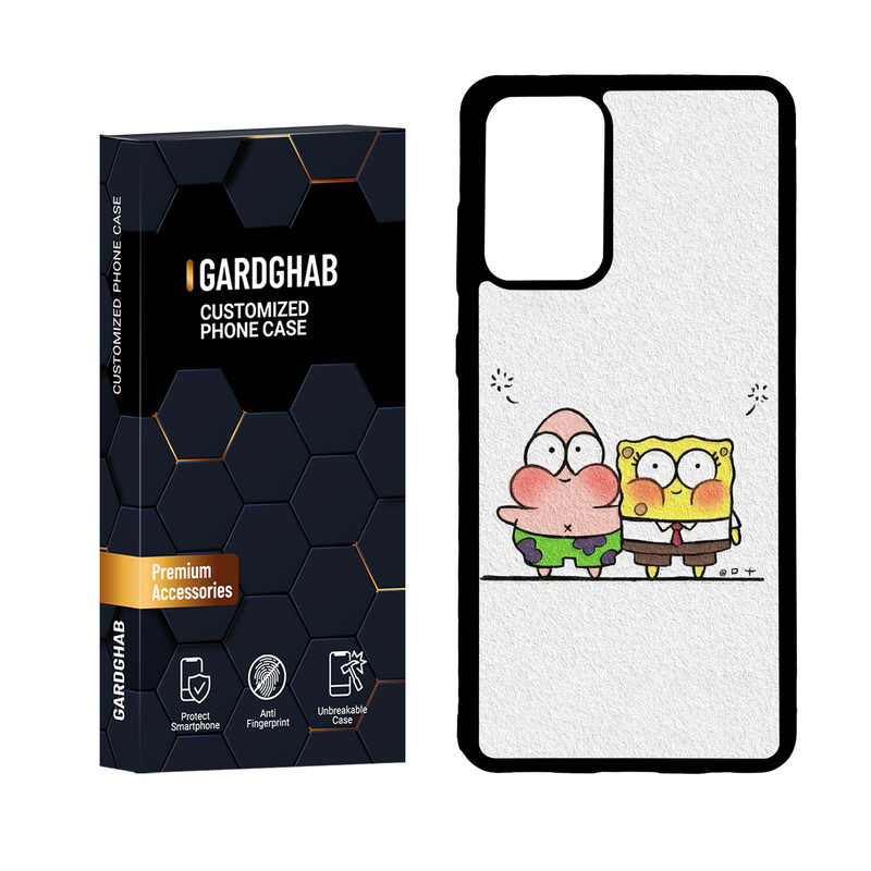 کاور گارد قاب مدل پشت گلس فانتزی مناسب برای گوشی موبایل سامسونگ Galaxy A72