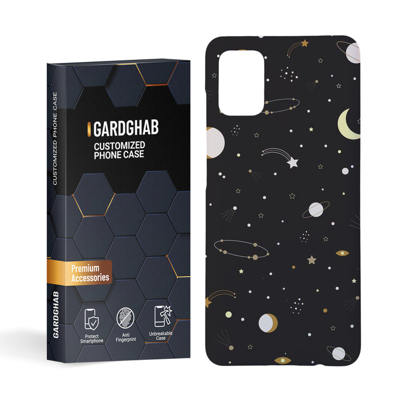 کاور گارد قاب مدل کهکشانی مناسب برای گوشی موبایل سامسونگ galaxy a51