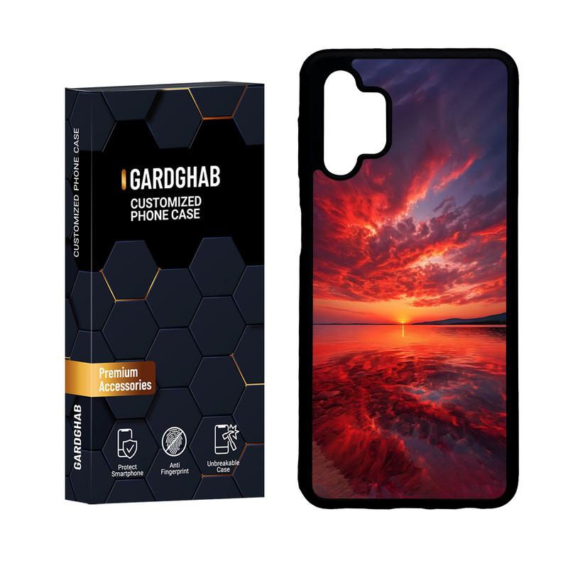 کاور گارد قاب مدل دور ژله ای منظره و طبیعت مناسب برای گوشی موبایل سامسونگ Galaxy A32 5G / M32 5G
