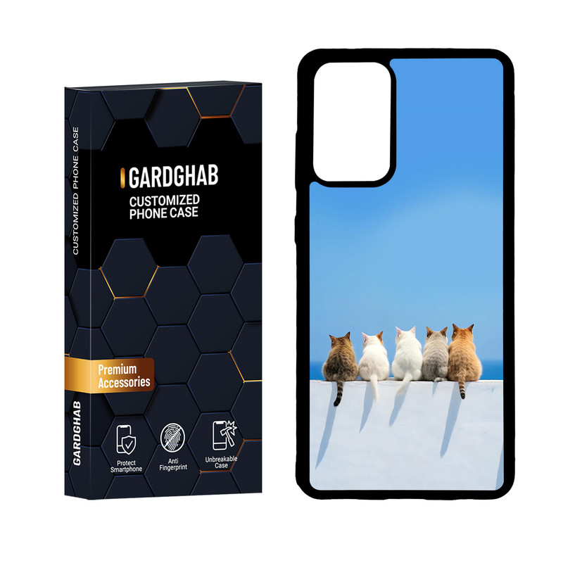 کاور گارد قاب مدل دور ژله ای هنری مناسب برای گوشی موبایل سامسونگ Galaxy A72