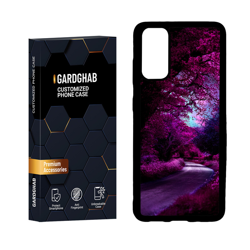 کاور گارد قاب مدل دور ژله ای منظره و طبیعت مناسب برای گوشی موبایل سامسونگ Galaxy S20