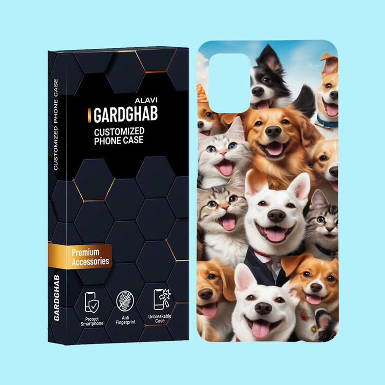 کاور گارد قاب علوی مدل حیوانات مناسب برای گوشی موبایل سامسونگ Galaxy A31