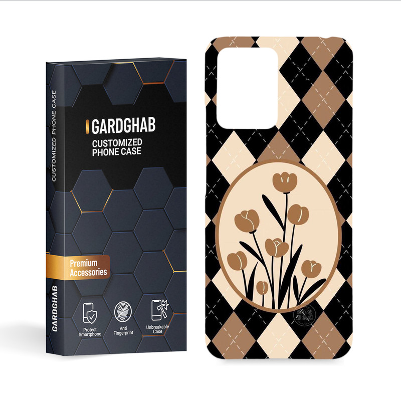 کاور گارد قاب مدل گل مناسب برای گوشی موبایل شیائومی Redmi Note 12 5G \ Poco X5 5G