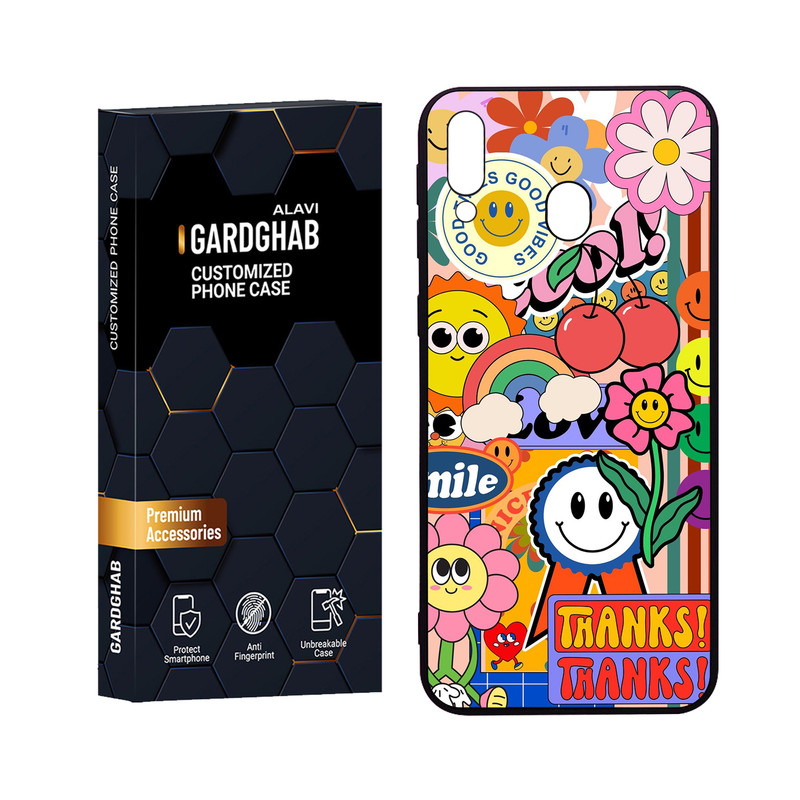 کاور گارد قاب علوی مدل Glass مناسب برای گوشی موبایل سامسونگ Galaxy M20