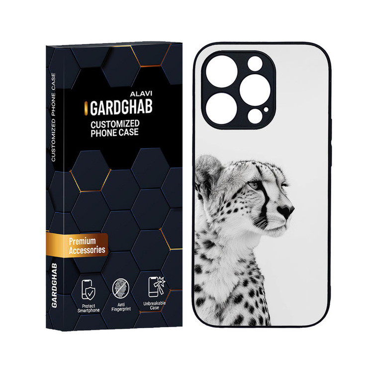 کاور گارد قاب علوی مدل دورژله ای حیوانات مناسب برای گوشی موبایل اپل iPhone 14 Pro