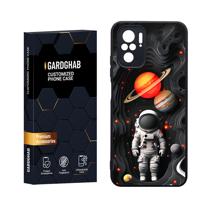 کاور گارد قاب مدل دورژله ای کهکشان مناسب برای گوشی موبایل شیائومی Redmi Note 10 4G / Note 10s / Poco M5s