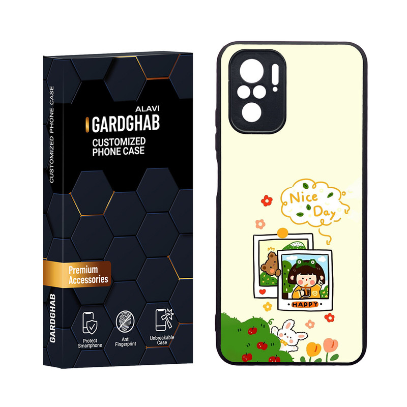 کاور گارد قاب مدل دورژله ای دخترانه مناسب برای گوشی موبایل شیائومی Redmi Note 10 4G / Note 10s / Poco M5s