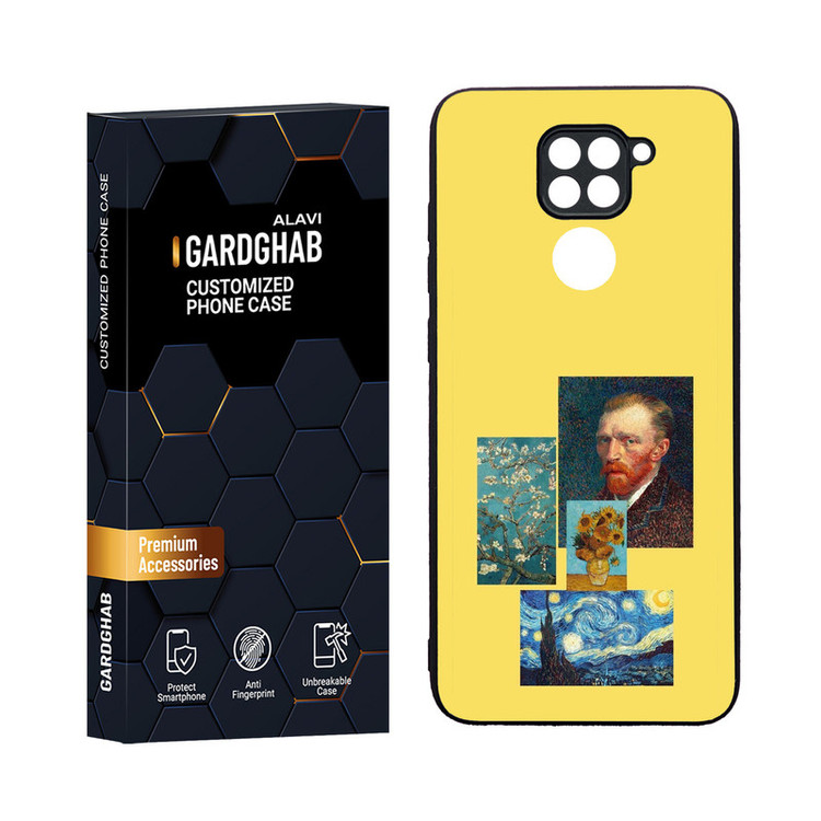 کاور گارد قاب مدل دورژله ای هنری مناسب برای گوشی موبایل شیائومی Redmi Note 9
