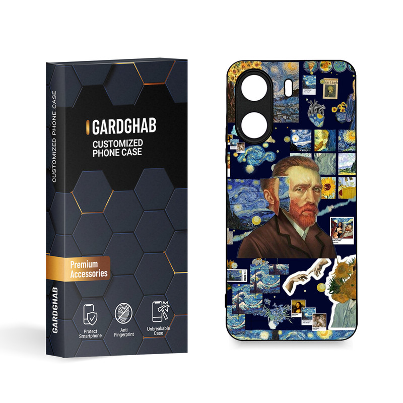 کاور گارد قاب مدل دورژله ای هنری مناسب برای گوشی موبایل شیائومی  Poco C65 / Redmi 13c