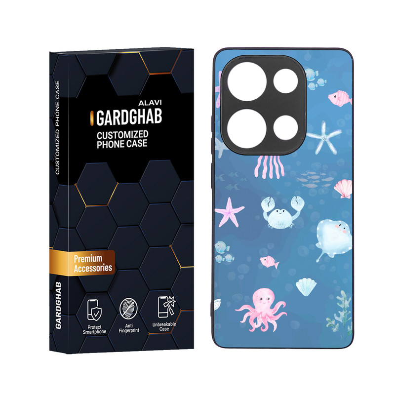 کاور گارد قاب علوی مدل دور ژله ای مناسب برای گوشی موبایل شیائومی Poco M6 Pro 4G