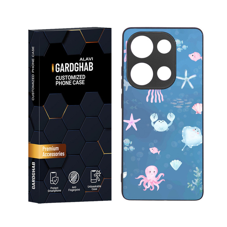 کاور گارد قاب علوی مدل دور ژله ای مناسب برای گوشی موبایل شیائومی Poco M6 Pro 4G