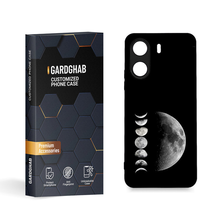 کاور گارد قاب مدل دورژله ای کهکشان مناسب برای گوشی موبایل شیائومی Poco C65 / Redmi 13c