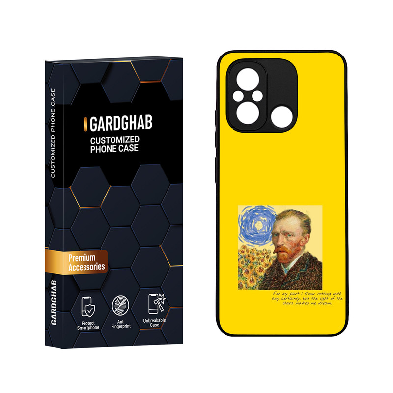 کاور گارد قاب مدل دورژله ای هنری مناسب برای گوشی موبایل شیائومی Poco C55 / Redmi 12c
