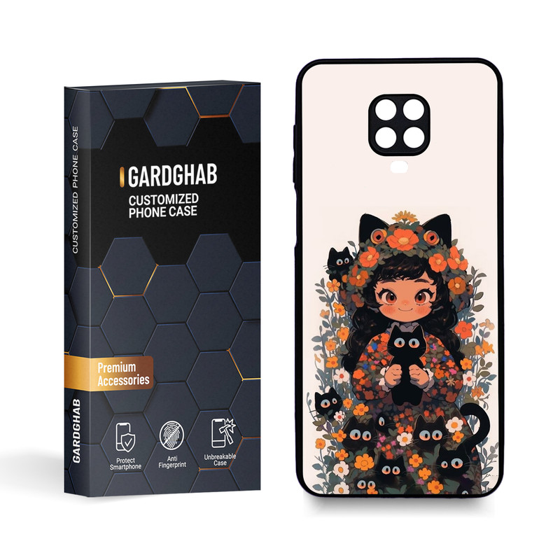 کاور گارد قاب مدل دخترانه مناسب برای گوشی موبایل شیائومی Redmi Note 9s/Note 9 Pro