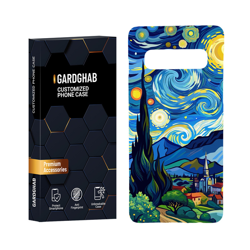 کاور گارد قاب مدل هنری مناسب برای گوشی موبایل سامسونگ Galaxy S10
