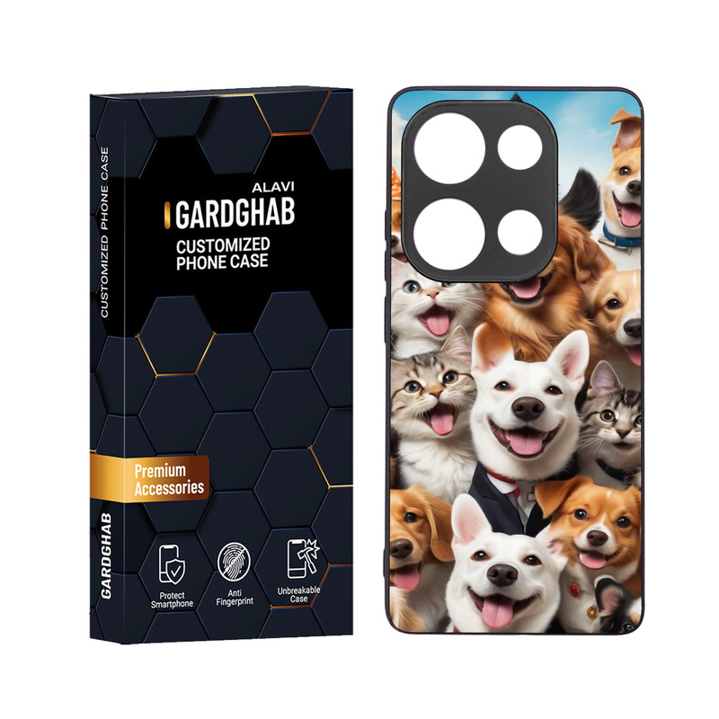 کاور گارد قاب علوی مدل دور ژله ای مناسب برای گوشی موبایل شیائومی Poco M6 Pro 4G