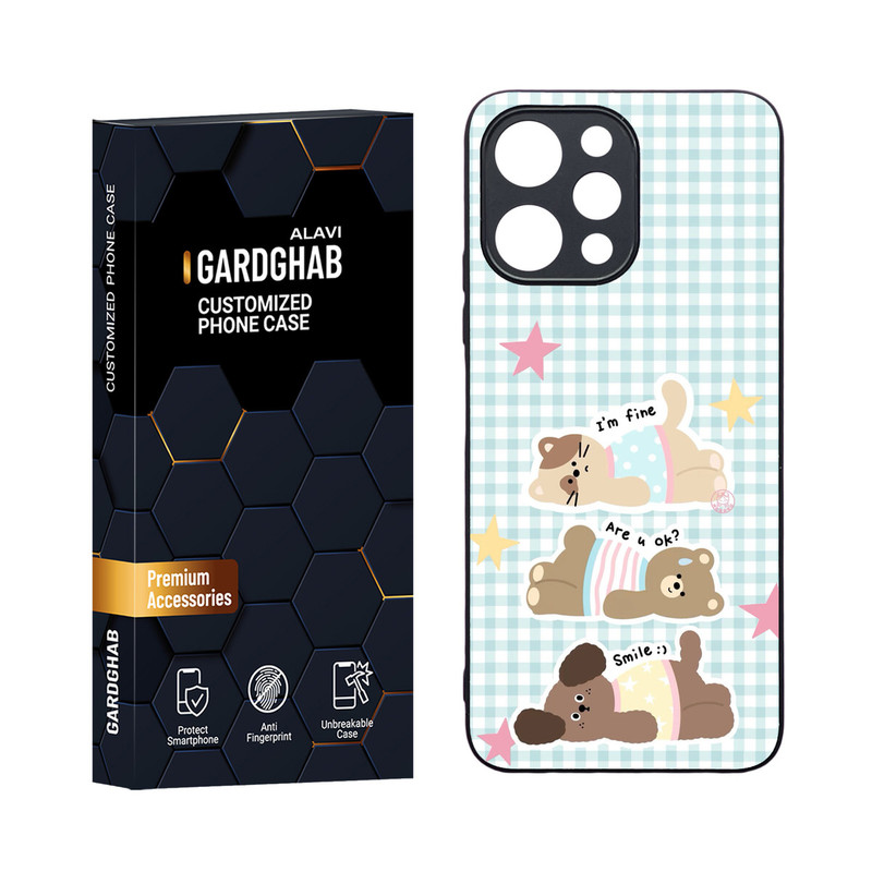 کاور گارد قاب مدل دورژله ای فانتزی مناسب برای گوشی موبایل شیائومی Redmi 12 4G / 5G