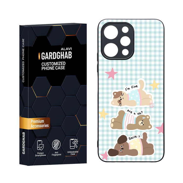 کاور گارد قاب مدل دورژله ای فانتزی مناسب برای گوشی موبایل شیائومی Redmi 12 4G / 5G