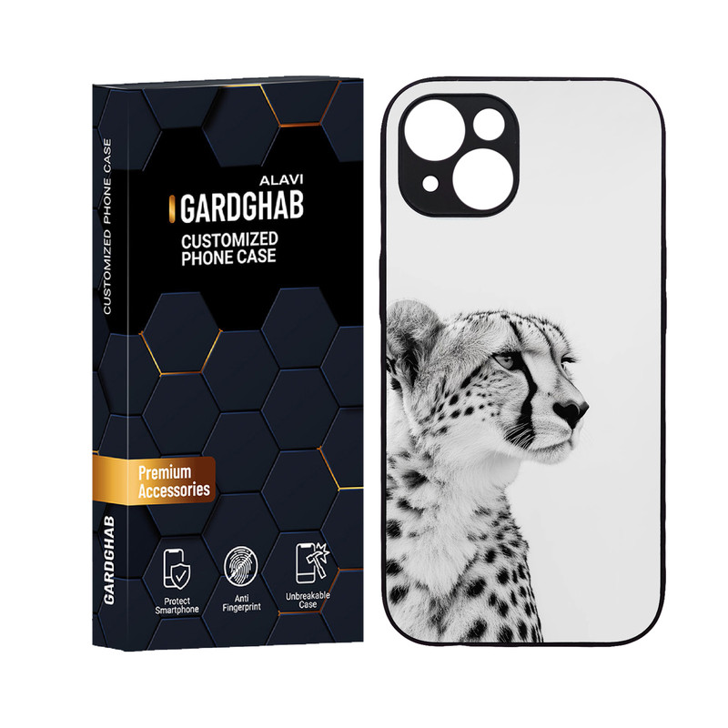 کاور گارد قاب علوی مدل دورژله ای حیوانات مناسب برای گوشی موبایل اپل iPhone 14