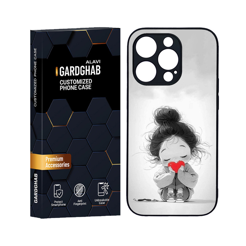 کاور گارد قاب علوی مدل دورژله ای فانتزی مناسب برای گوشی موبایل اپل iPhone 14 Pro