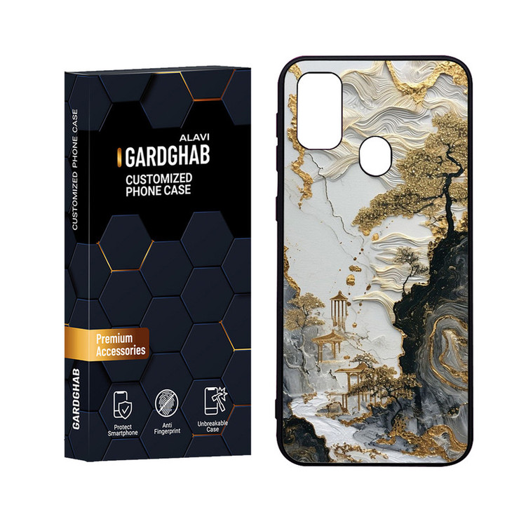 کاور گارد قاب علوی مدل Glass مناسب برای گوشی موبایل سامسونگ Galaxy M21