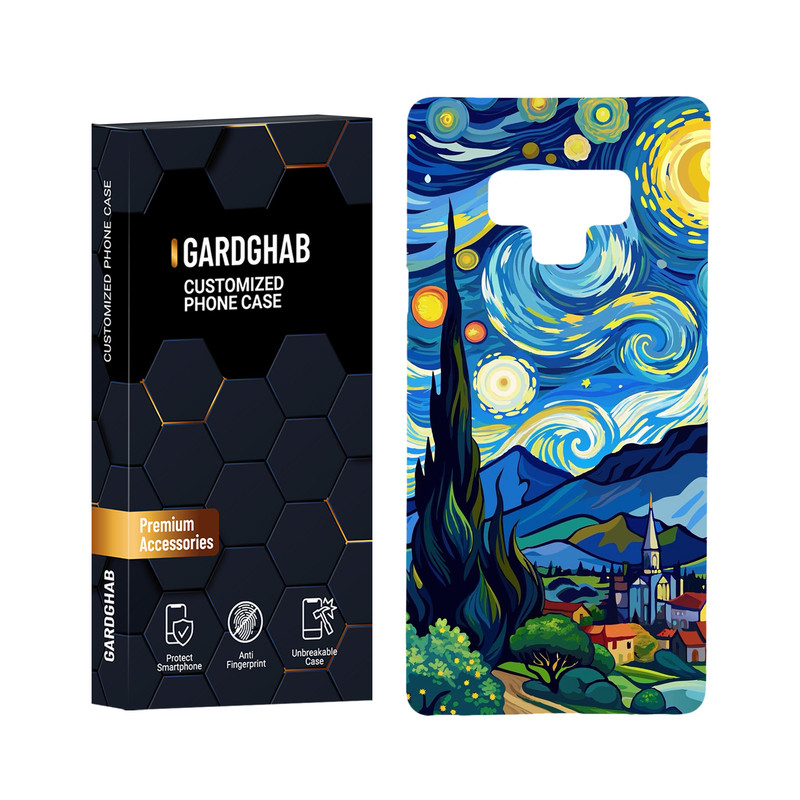 کاور گارد قاب مدل هنری مناسب برای گوشی موبایل سامسونگ Galaxy Note 9