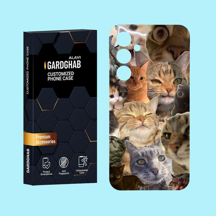 کاور گارد قاب علوی مدل حیوانات مناسب برای گوشی موبایل سامسونگ Galaxy A55