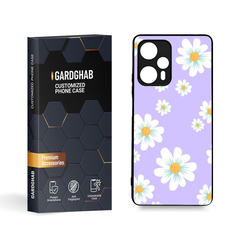 کاور گارد قاب مدل گل مناسب برای گوشی موبایل شیائومی Redmi note 12 Turbo/Poco F5