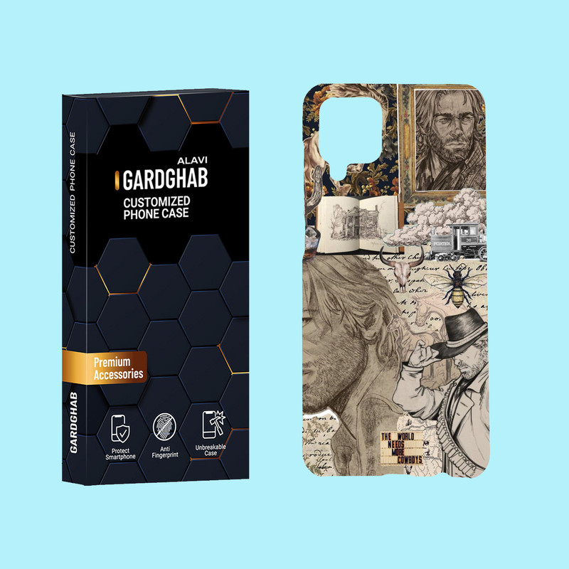 کاور گارد قاب علوی مدل هنری مناسب برای گوشی موبایل سامسونگ Galaxy A12