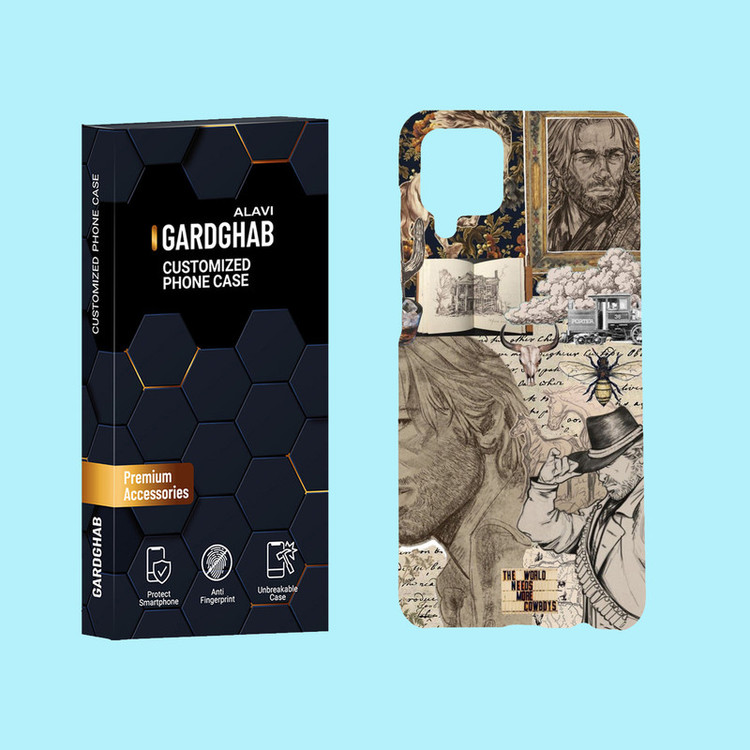 کاور گارد قاب علوی مدل هنری مناسب برای گوشی موبایل سامسونگ Galaxy A12