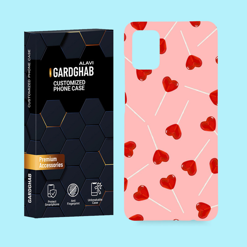 کاور گارد قاب علوی مدل عاشقانه مناسب برای گوشی موبایل سامسونگ Galaxy A51