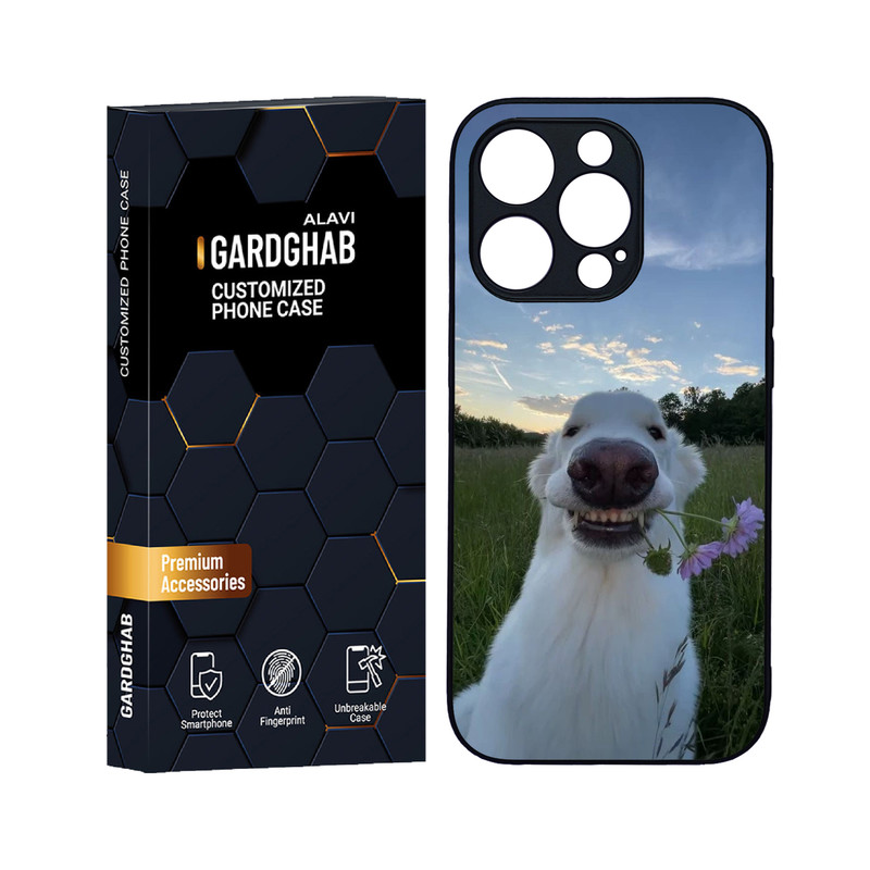 کاور گارد قاب علوی مدل دورژله ای حیوانات مناسب برای گوشی موبایل اپل iPhone 14 Pro