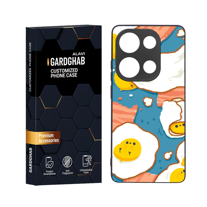 کاور گارد قاب علوی مدل دور ژله ای مناسب برای گوشی موبایل شیائومی Poco M6 Pro 4G