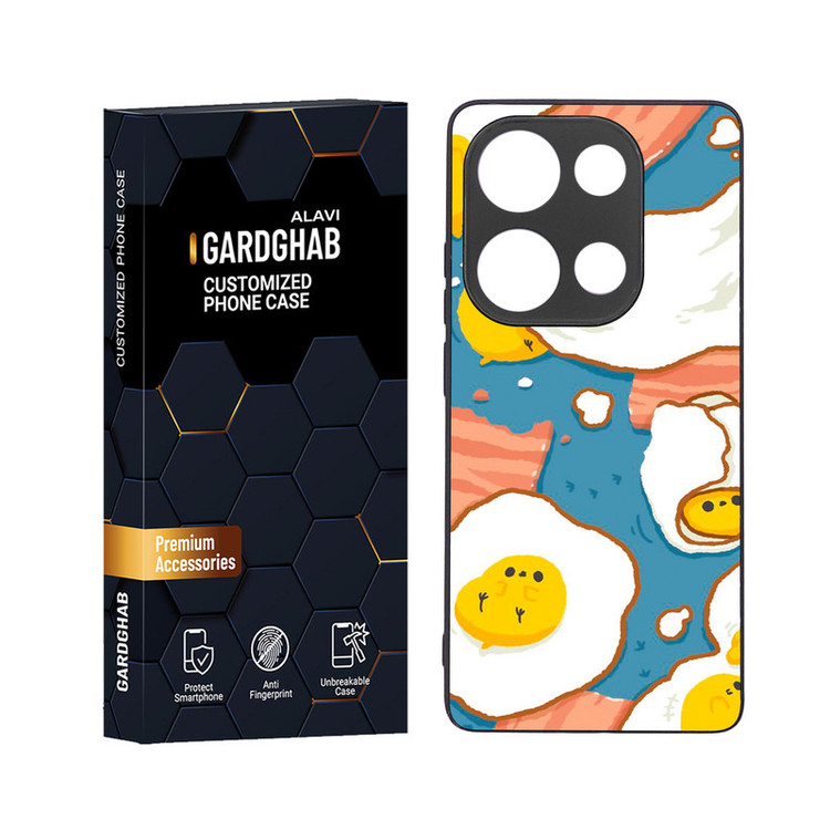کاور گارد قاب علوی مدل دور ژله ای مناسب برای گوشی موبایل شیائومی Poco M6 Pro 4G