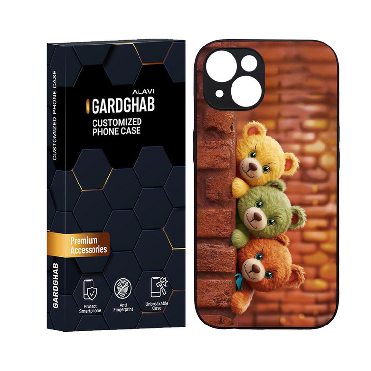کاور گارد قاب علوی مدل دورژله ای کارتنی و انیمه مناسب برای گوشی موبایل اپل iPhone 14