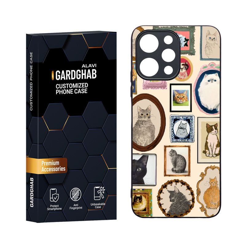 کاور گارد قاب مدل دورژله ای فانتزی مناسب برای گوشی موبایل شیائومی Redmi 12 4G / 5G