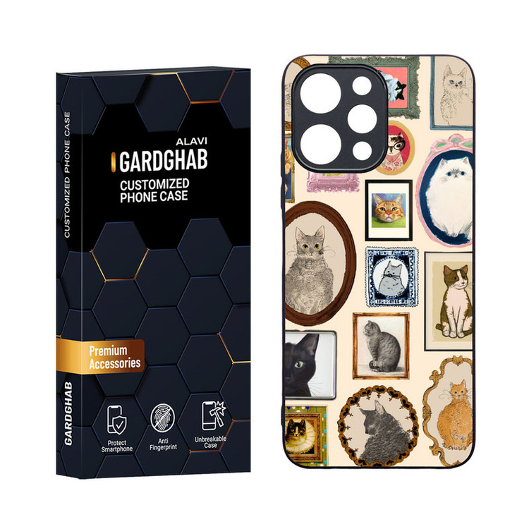کاور گارد قاب مدل دورژله ای فانتزی مناسب برای گوشی موبایل شیائومی Redmi 12 4G / 5G
