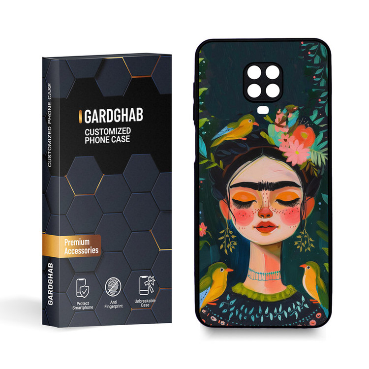 کاور گارد قاب مدل دخترانه مناسب برای گوشی موبایل شیائومی Redmi Note 9s/Note 9 Pro