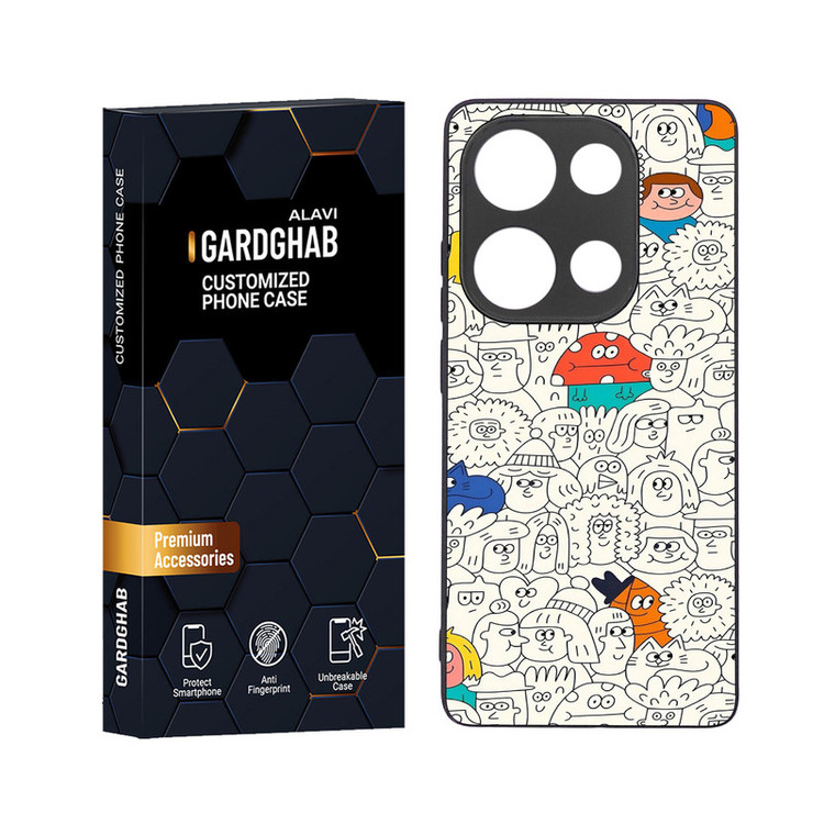 کاور گارد قاب علوی مدل دور ژله ای مناسب برای گوشی موبایل شیائومی Poco M6 Pro 4G