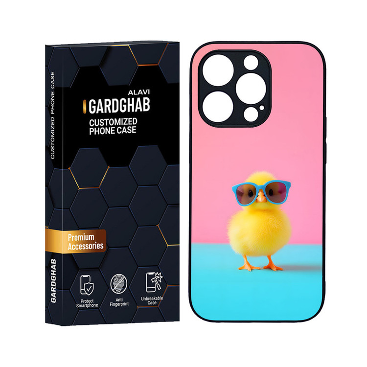 کاور گارد قاب علوی مدل دورژله ای فانتزی مناسب برای گوشی موبایل اپل iPhone 14 Pro