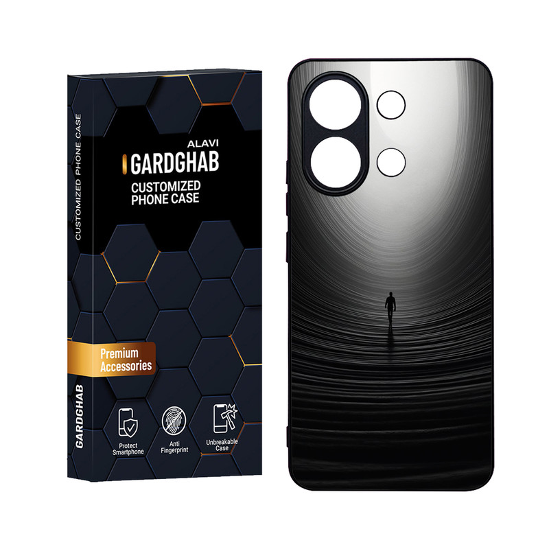 کاور گارد قاب علوی مدل Glass مناسب برای گوشی موبایل شیائومی Redmi Note 13 4G