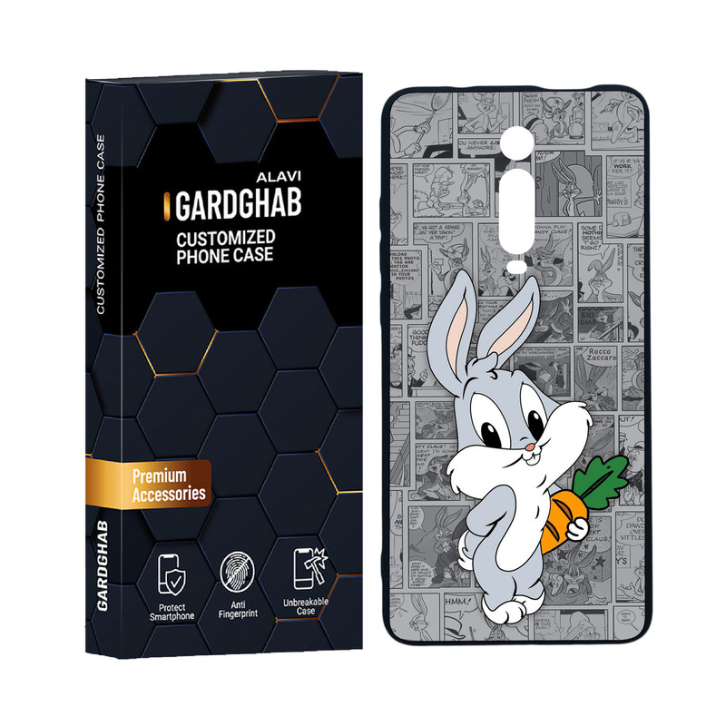 کاور گارد قاب علوی مدل دورژله ای کارتنی و انیمه مناسب برای گوشی موبایل شیائومی Redmi K20 Pro