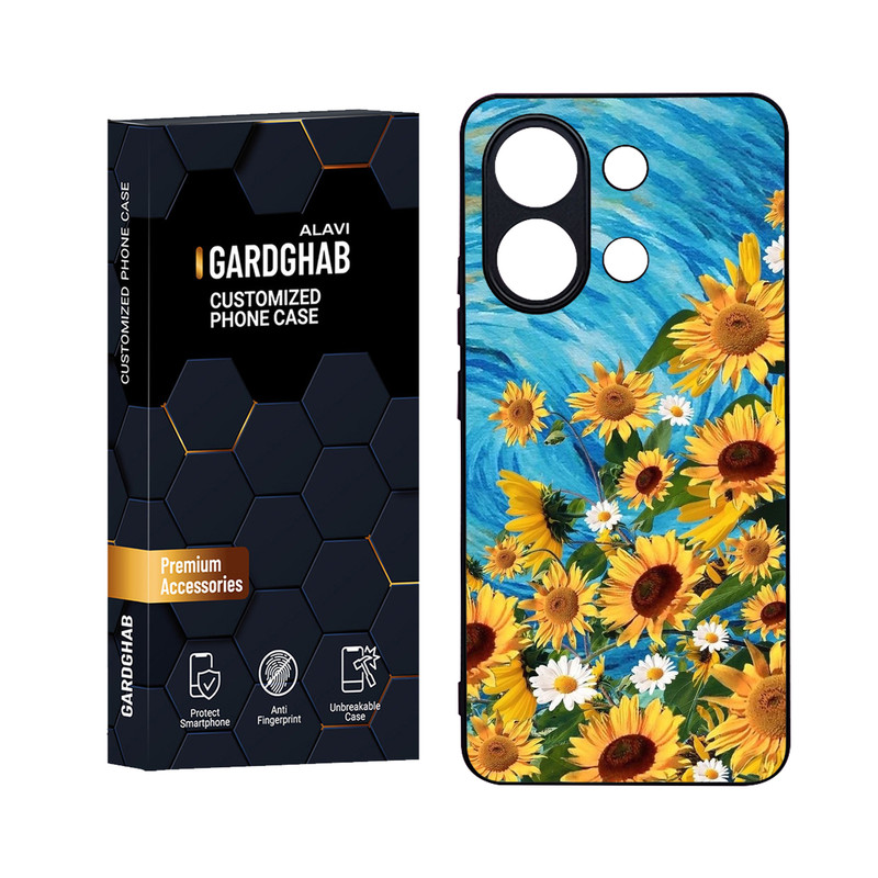 کاور گارد قاب علوی مدل Glass مناسب برای گوشی موبایل شیائومی Redmi Note 13 4G