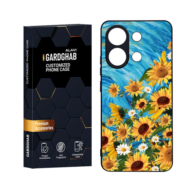 کاور گارد قاب علوی مدل Glass مناسب برای گوشی موبایل شیائومی Redmi Note 13 4G