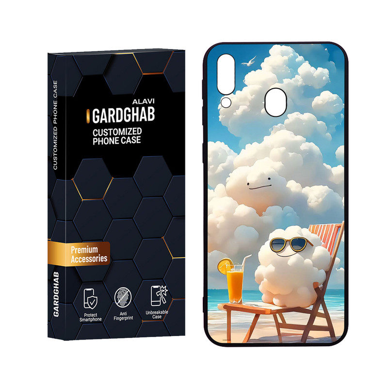 کاور گارد قاب علوی مدل Glass مناسب برای گوشی موبایل سامسونگ Galaxy M20