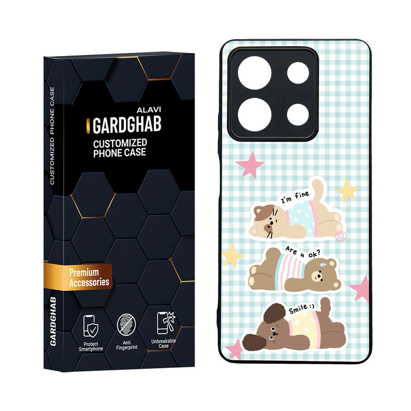کاور گارد قاب مدل دورژله ای فانتزی مناسب برای گوشی موبایل شیائومی Redmi Note 13 5G