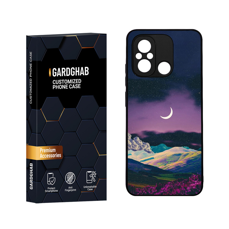 کاور گارد قاب مدل دورژله ای منظره و طبیعت مناسب برای گوشی موبایل شیائومی Poco C55 / Redmi 12c