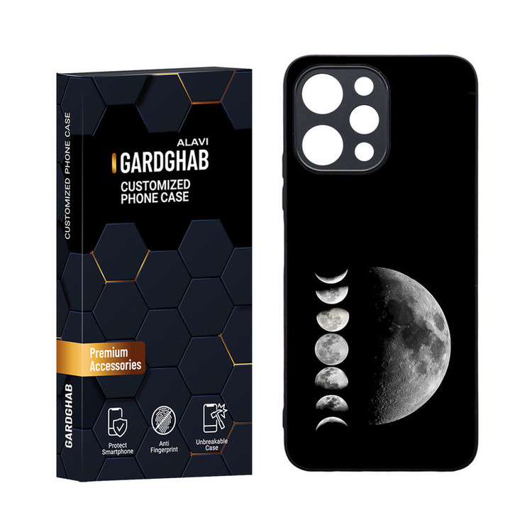 کاور گارد قاب مدل دورژله ای کهکشان مناسب برای گوشی موبایل شیائومی Redmi 12 4G / 5G