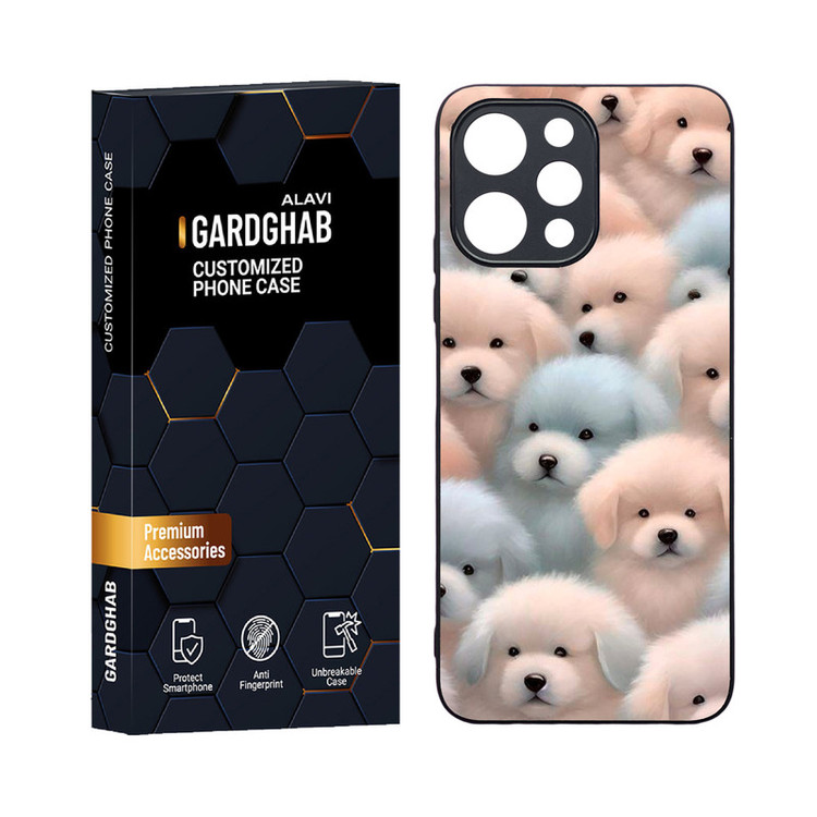 کاور گارد قاب علوی مدل دورژله ای فانتزی مناسب برای گوشی موبایل شیائومی Redmi 12 4G / 12 5G